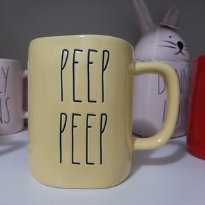 Rae Dunn PEEP PEEP yellow mug
